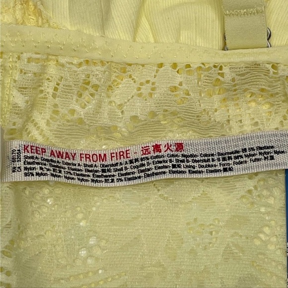 Free People bralette yellow, size small - Picture 5 of 6